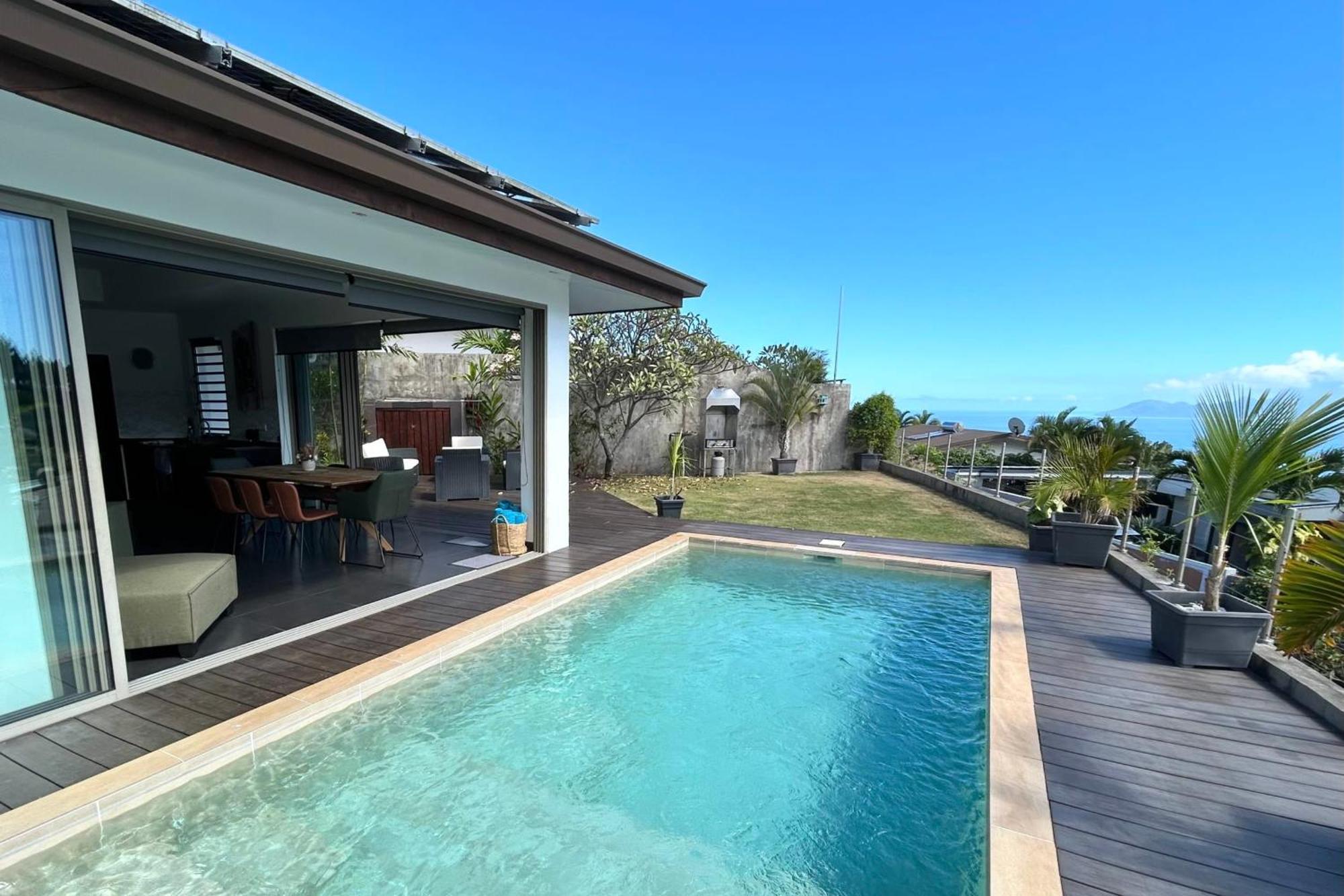 Villa Tiki Wonderfull Sea View Punaauia  Екстер'єр фото